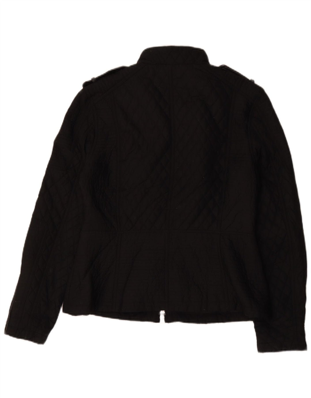 Barbour Dame Military Quilted Jacket UK 16 Large Black