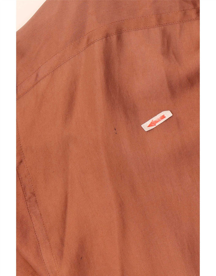 Vintage Bomberjakke til mænd UK 38 Medium Pink Silke