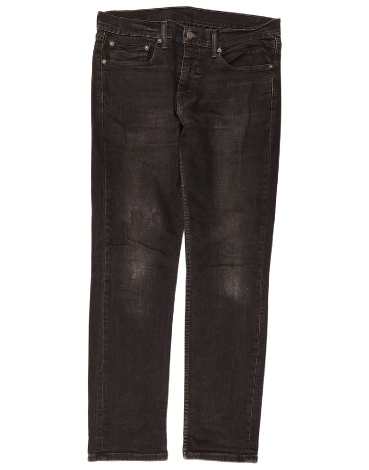 Levi's Herre 511 Slim Jeans W34 L32 Sort Bomuld