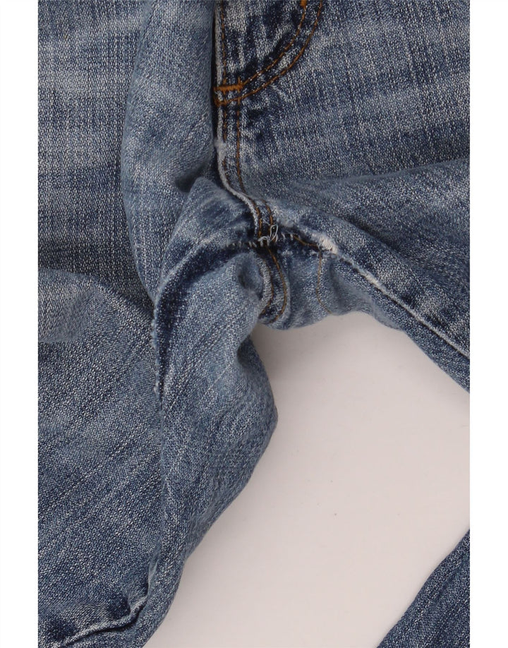 Wrangler Herre Alaska Straight Jeans W34 L30 Blå Bomuld