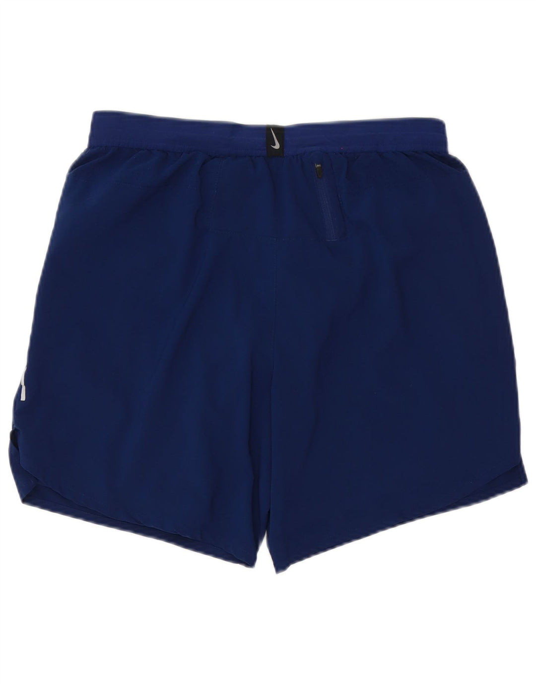 Nike Dame Dri Fit Sport Shorts UK 16 Large Navy Blue Polyester