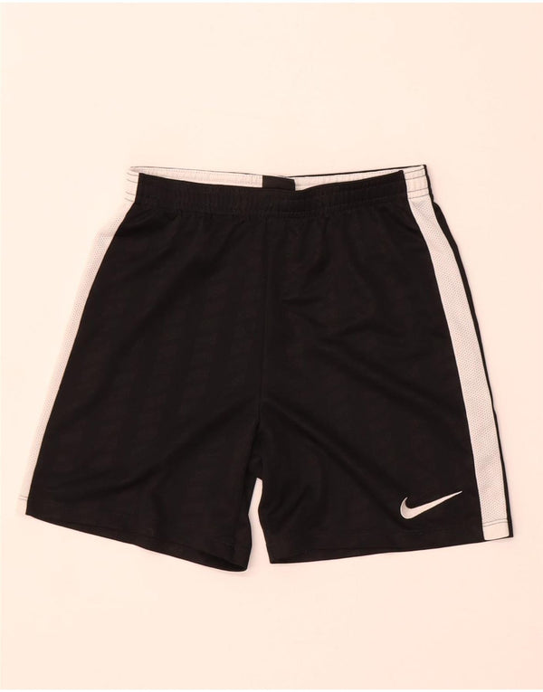 Nike drenge Dri Fit sportsshorts 10-11 år medium sort stribet polyester
