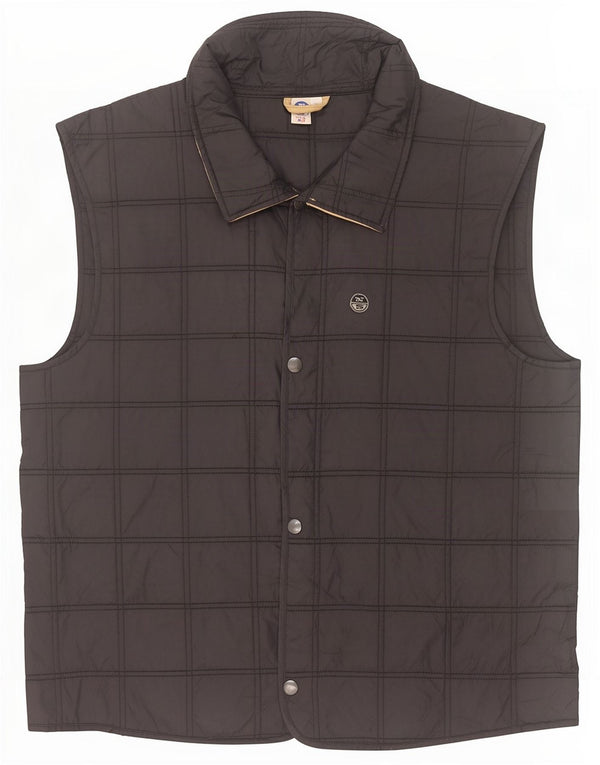 North Sails Mens Quilted Gilet UK 42 XL Black Colourblock Polyamide
