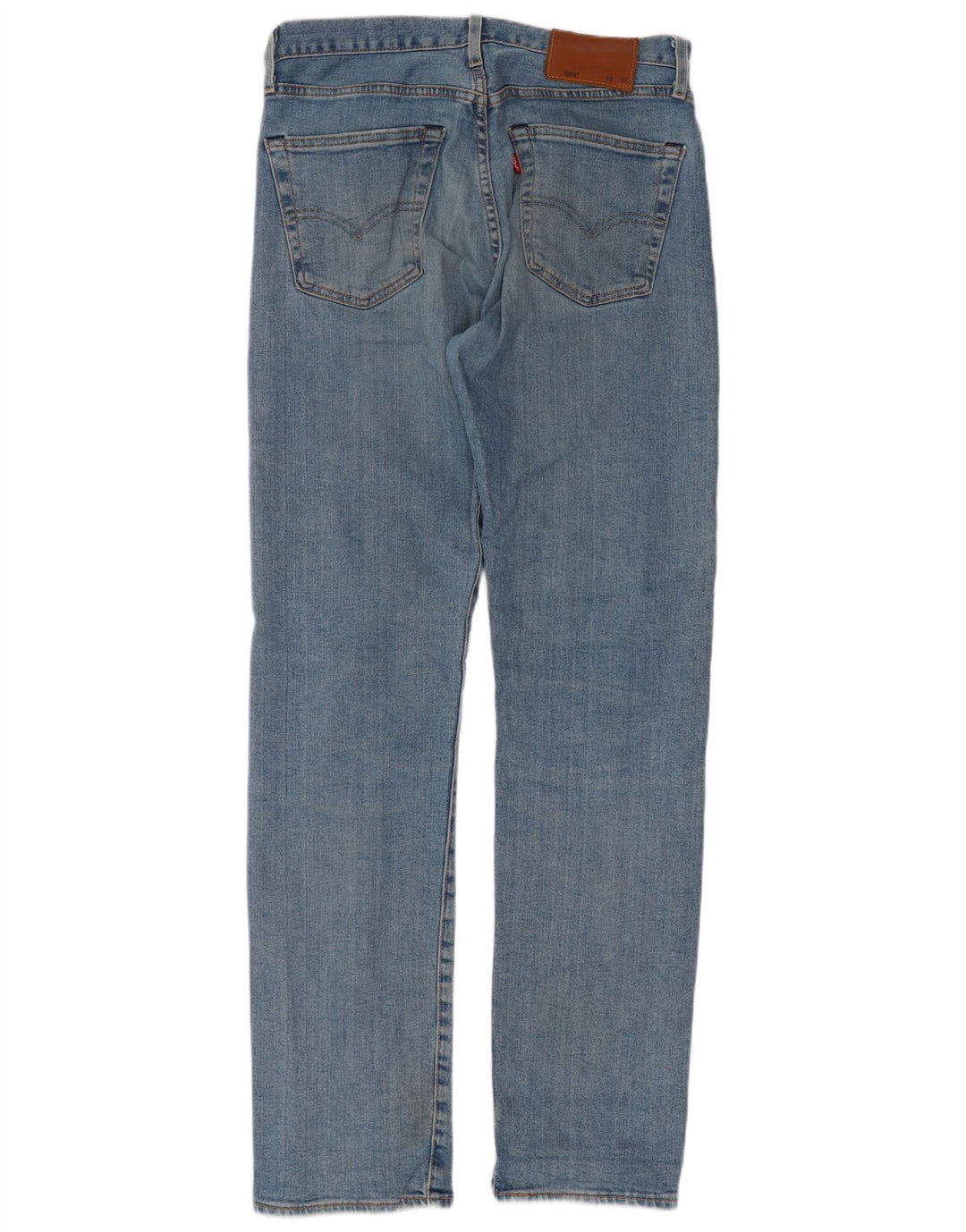 Levi's Herre 501 Straight Jeans W29 L32 Blå Bomuld