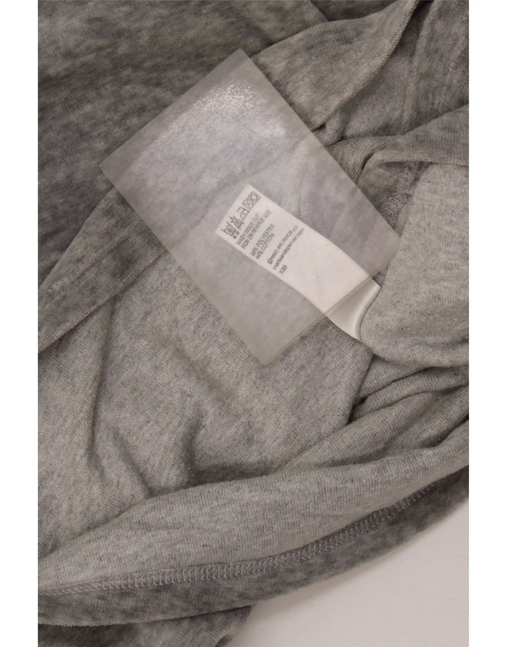 Marks & Spencer Dame Top Langærmet UK 14 Stor Grå Polyester