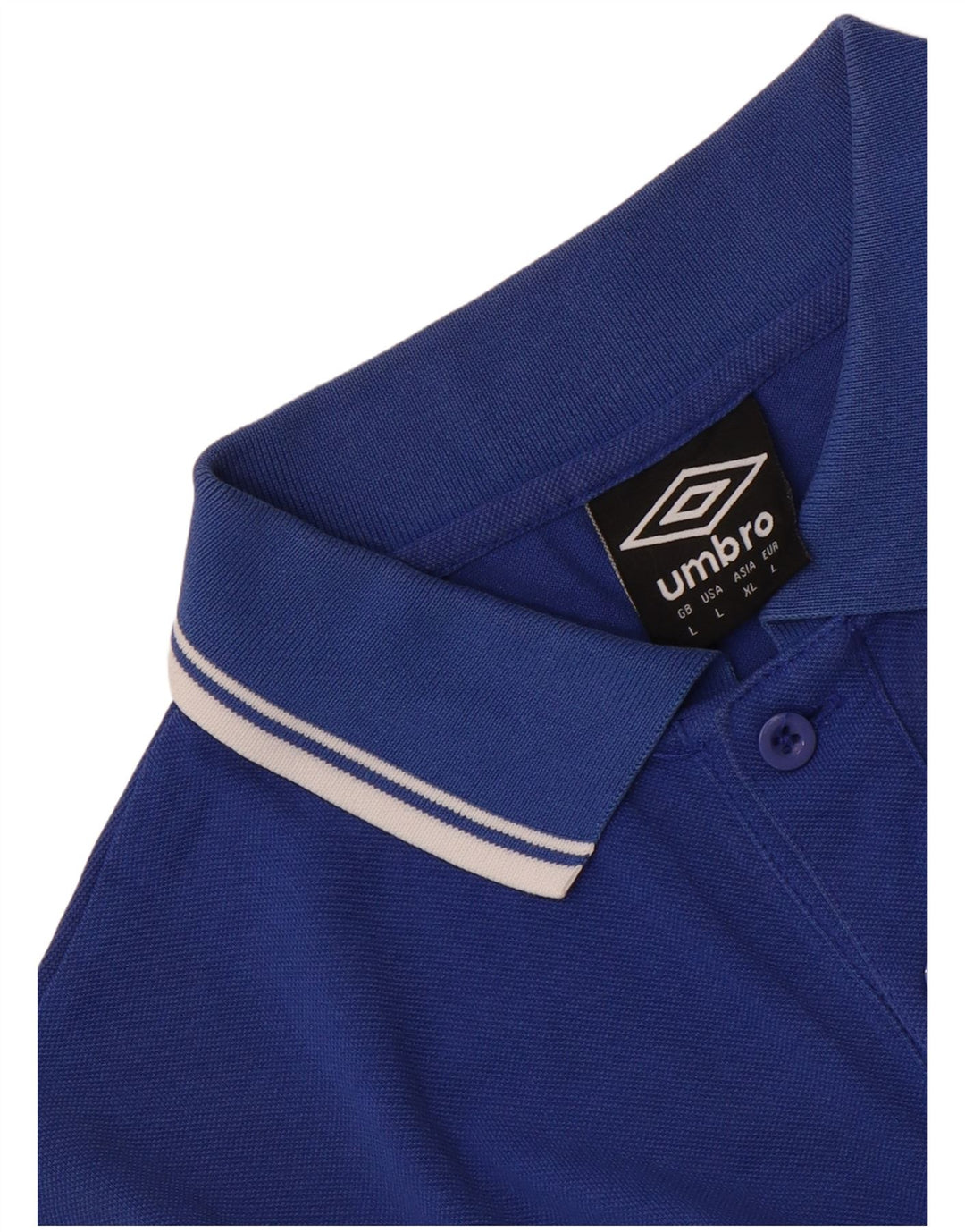 Umbro Herre Polo Shirt Large Blue