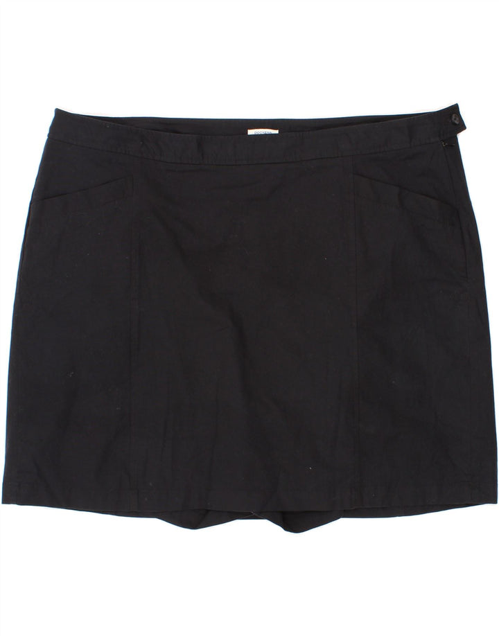 DOCKERS Womens Skort US 24 4XL  Black Cotton Vintage Dockers and Second-Hand Dockers from Messina Hembry 