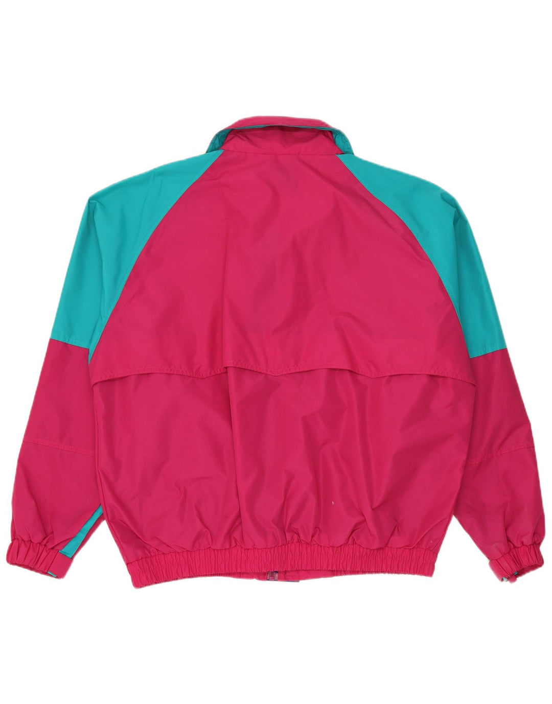 Bad Lands Regnjakke til mænd UK 42 XL Pink Colourblock Nylon