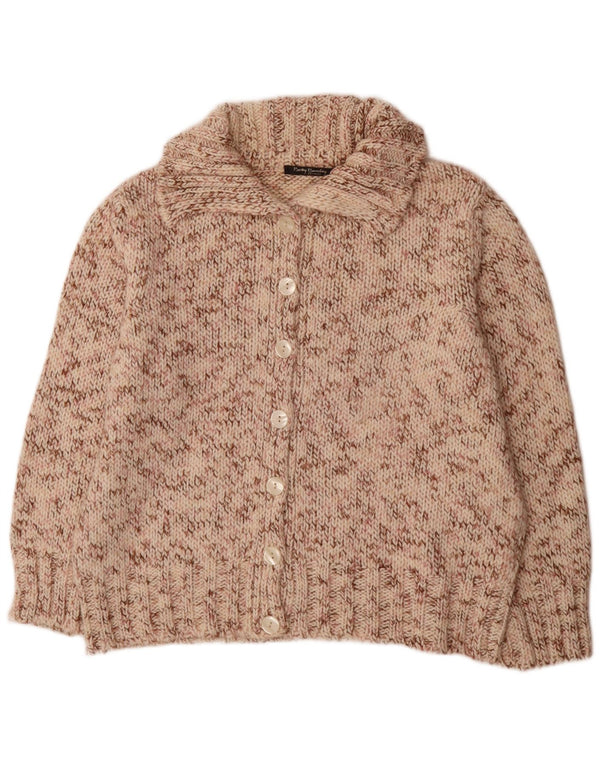 Betty Barclay Dame Cardigan Sweater UK 20 2XL Beige Flecked Polyacrylic