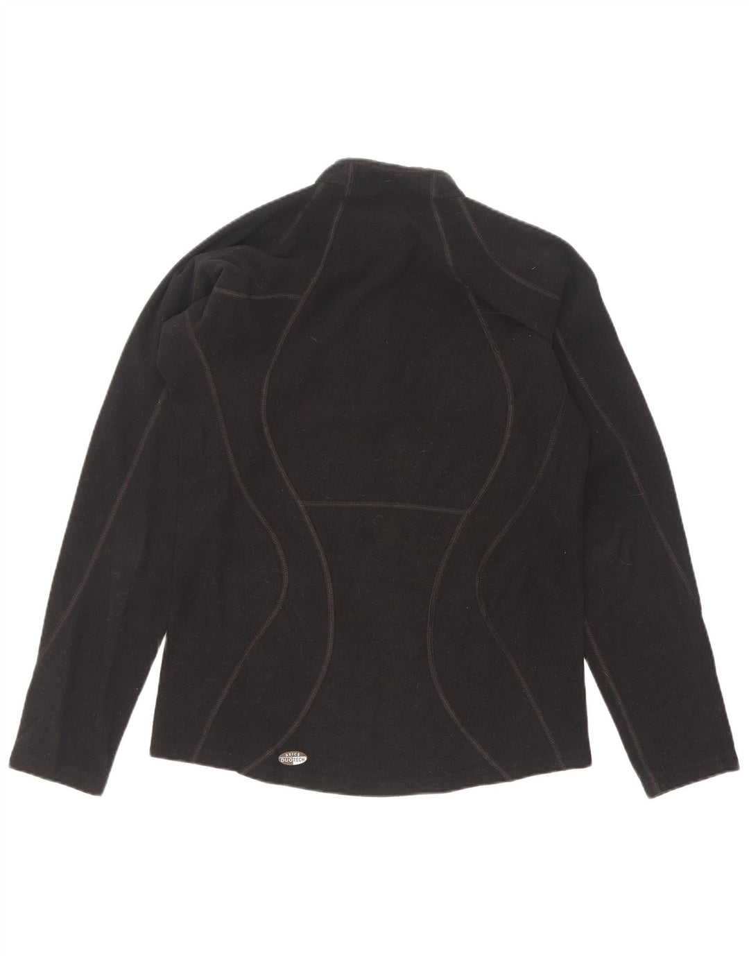 Asics herre lynlås hals fleece jumper lille sort polyester
