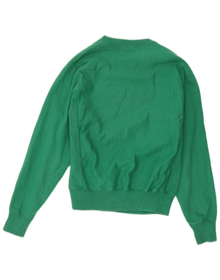 Champion Herre Reverse Weave Sweatshirt Jumper Small Green