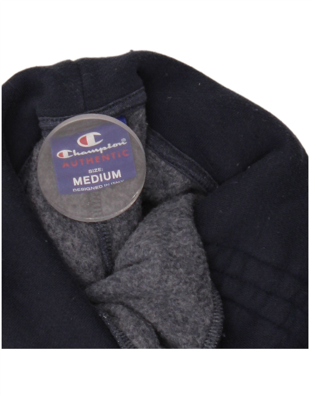 CHAMPION Dame Sweatshirt Jumper UK 12 Medium Navy Blue