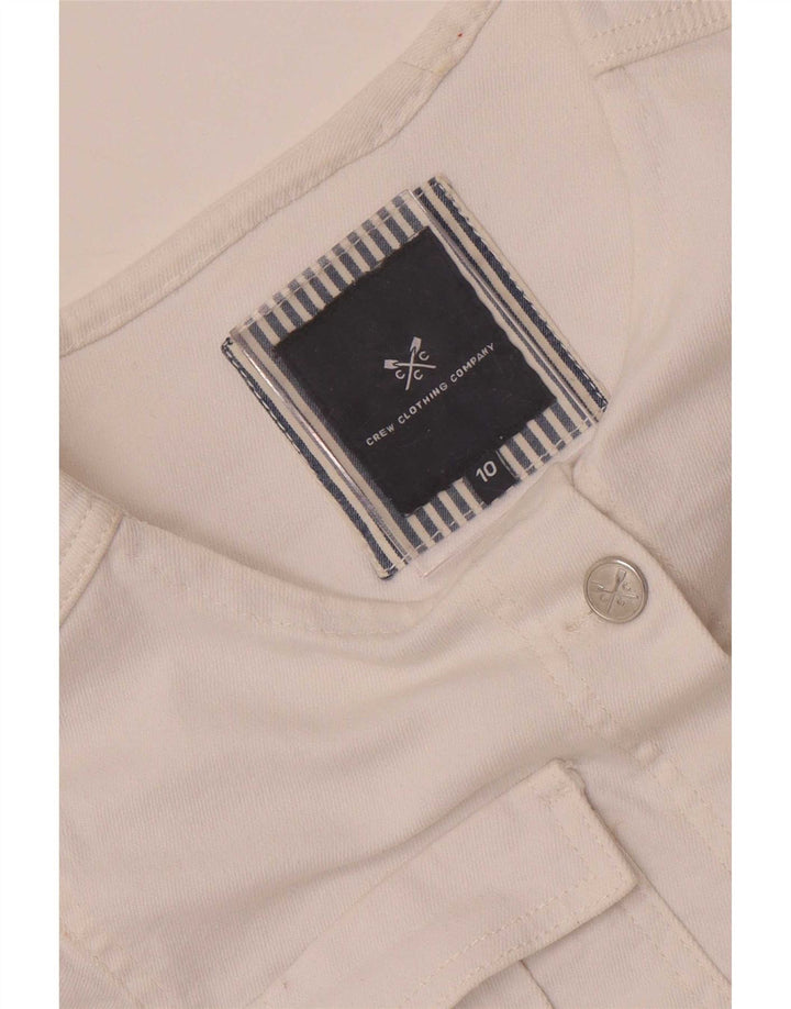 Crew Clothing Dame denimjakke UK 10 Small White