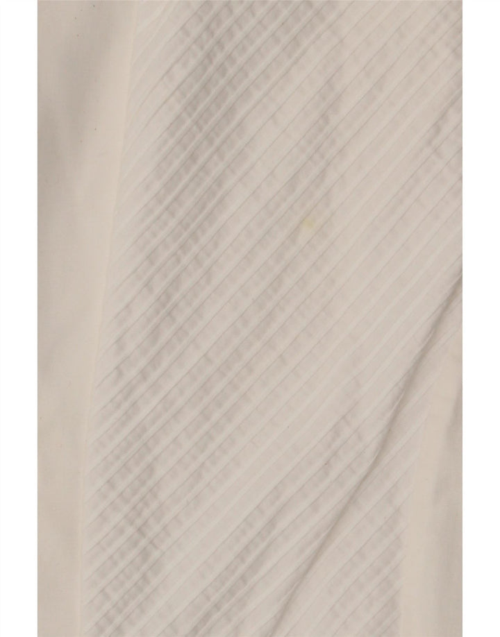 Vintage dameskjorte UK 14 Medium hvid bomuld