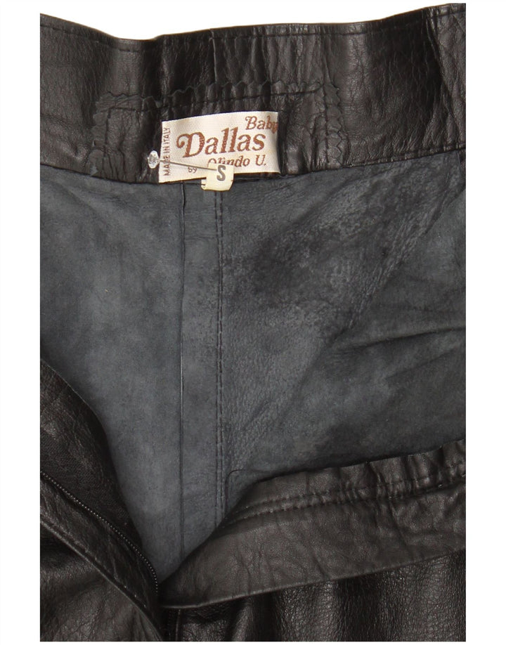 DALLAS lædershorts til kvinder Small W26 Sort