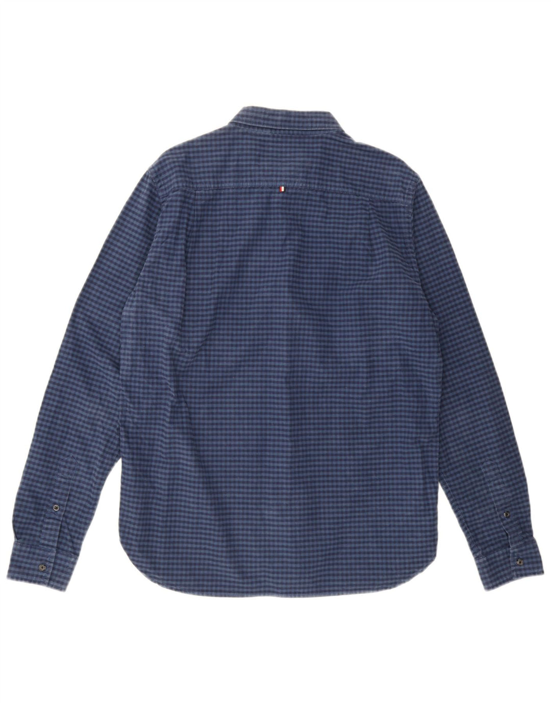 Superdry herreskjorte XL marineblå Gingham bomuld