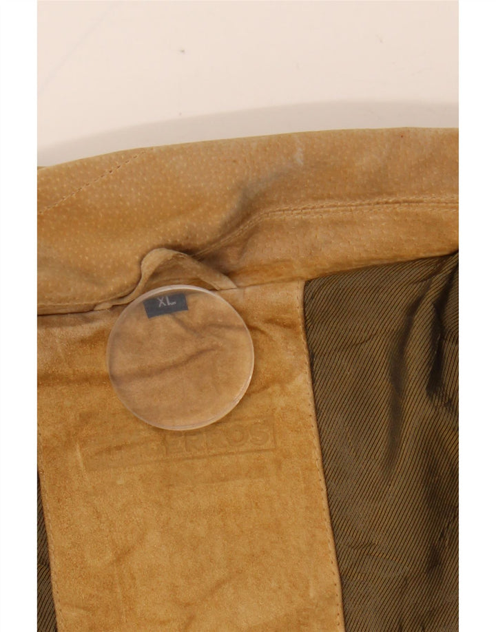 LERROS Herre ruskindsjakke UK 42 XL Beige Læder