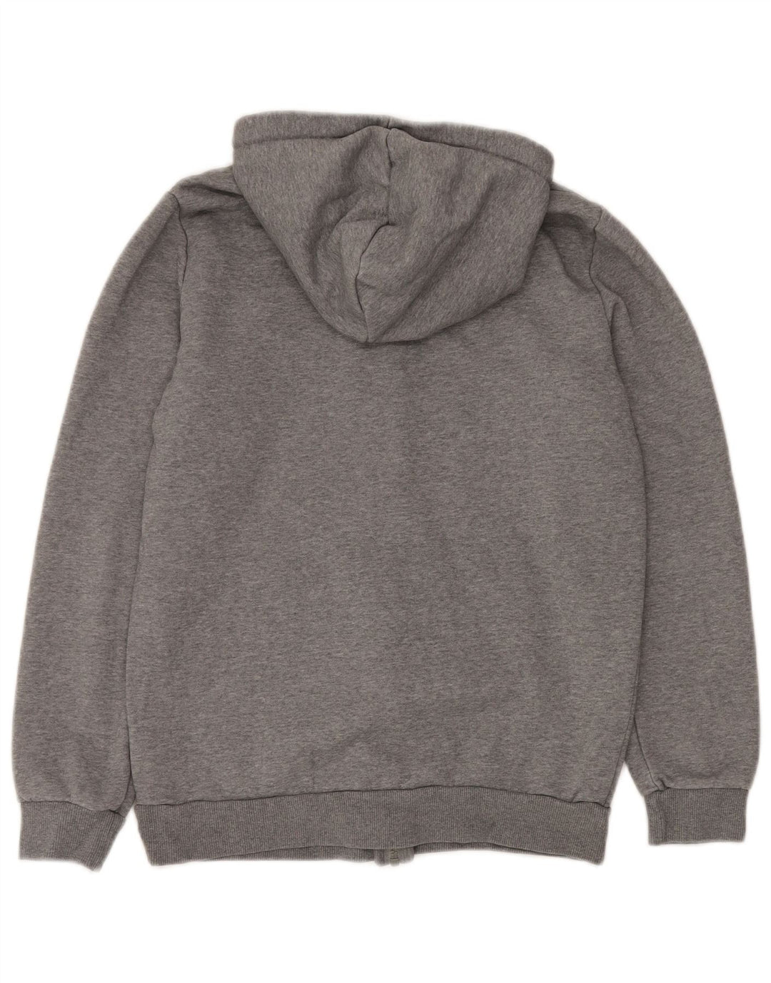 PUMA Herre grafisk hættetrøje med lynlås, lille grå bomuld Sports