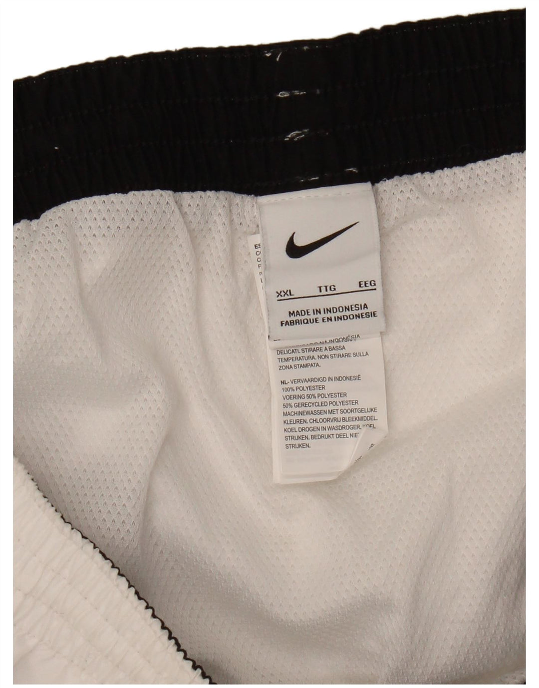 NIKE Mens Graphic Sport Shorts 2XL  White Polyester