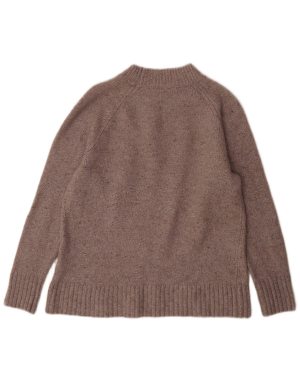 White Stuff Dame Turtle Neck Jumper Sweater UK 14 Large Grey Flecked