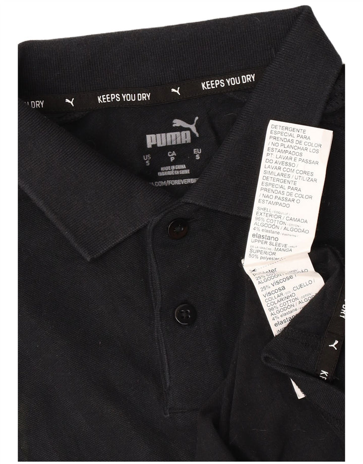 Puma herre poloshirt lille sort bomuld