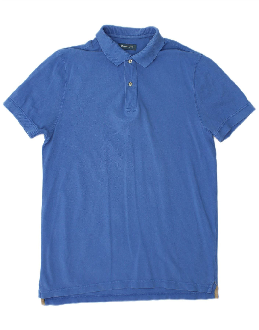 MASSIMO DUTTI Herre poloshirt Medium Blue