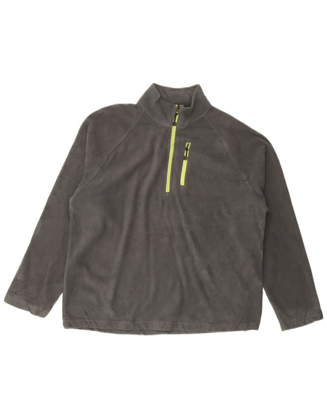 Starter Herre lynlås-hals Fleece Jumper UK 42/44 Stor Grå Polyester