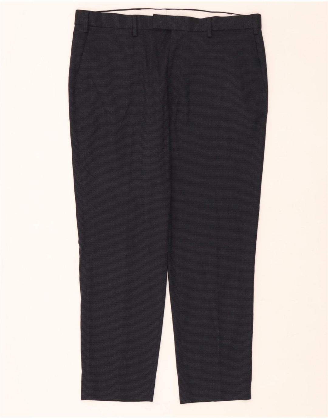 Marks & Spencer Straight Casual Bukser til mænd W38 L29 Marineblå polyester