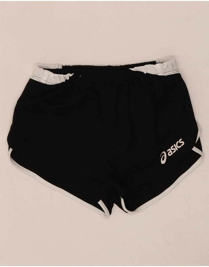 ASICS sportsshorts til kvinder UK 14 Medium Sort Colourblock Polyester