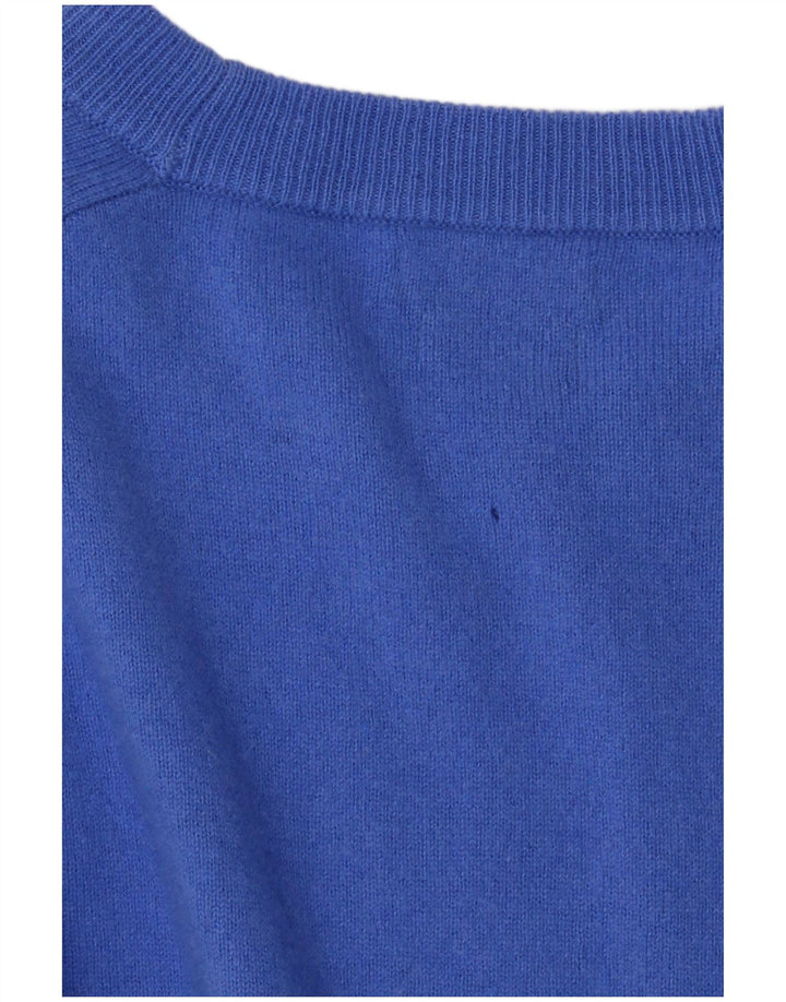 Massimo Dutti Herre Crew Neck Jumper Sweater XL Blå Uld
