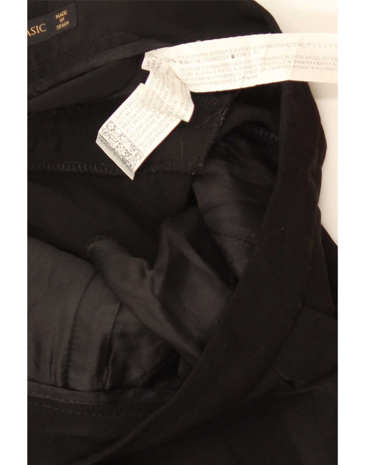 Zara Dame Pegged Casual Bukser Medium W28 L32 Sort Polyester