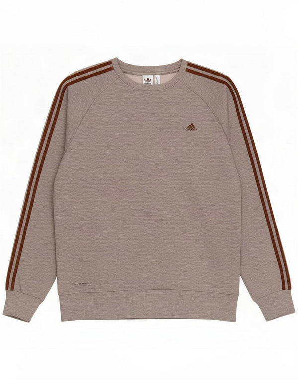 Adidas Sweatshirt-trøje til mænd 2XL Grå Bomuld