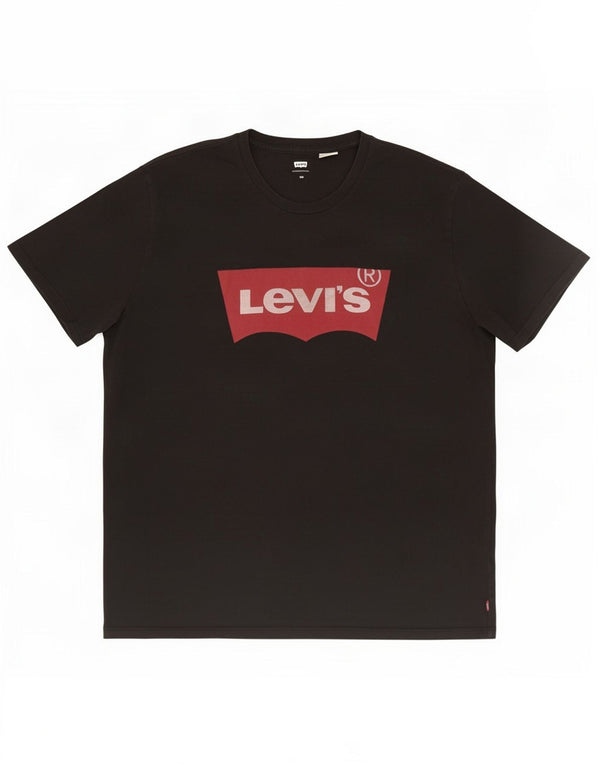 Levi's Herre grafisk T-shirt top 2XL sort bomuld