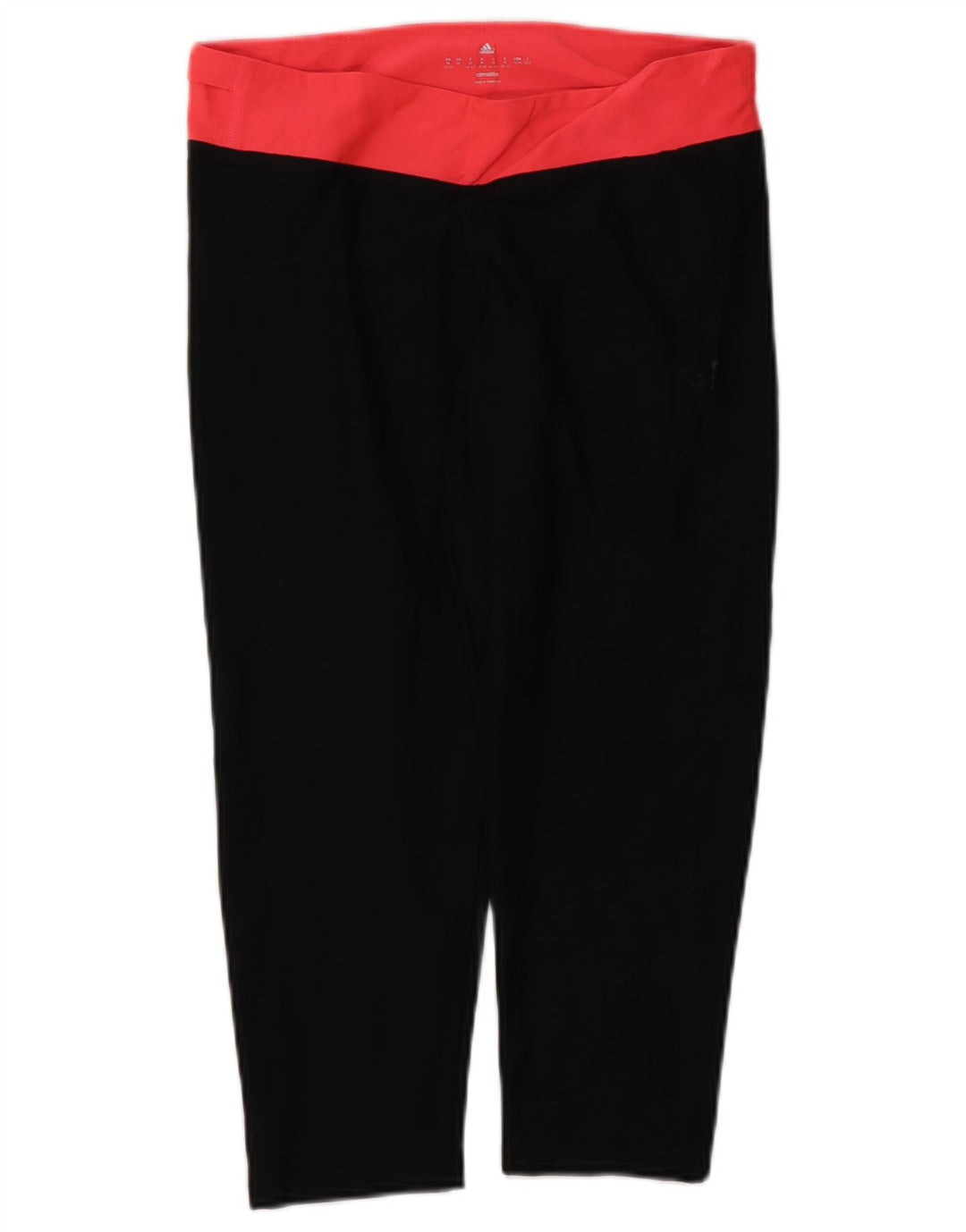 Adidas Womens Climalite Leggings UK 12/14 Medium Black Polyester