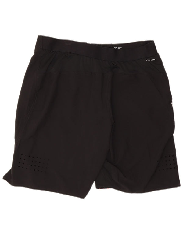 Reebok Herre grafiske svømmeshorts Medium Sort Polyester