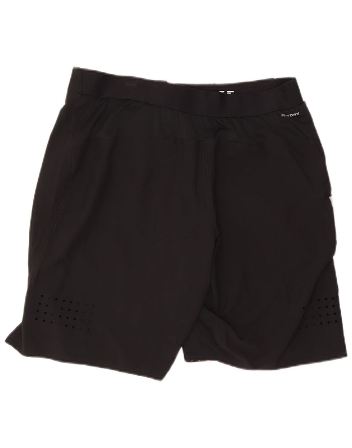 Reebok Herre grafiske svømmeshorts Medium Sort Polyester