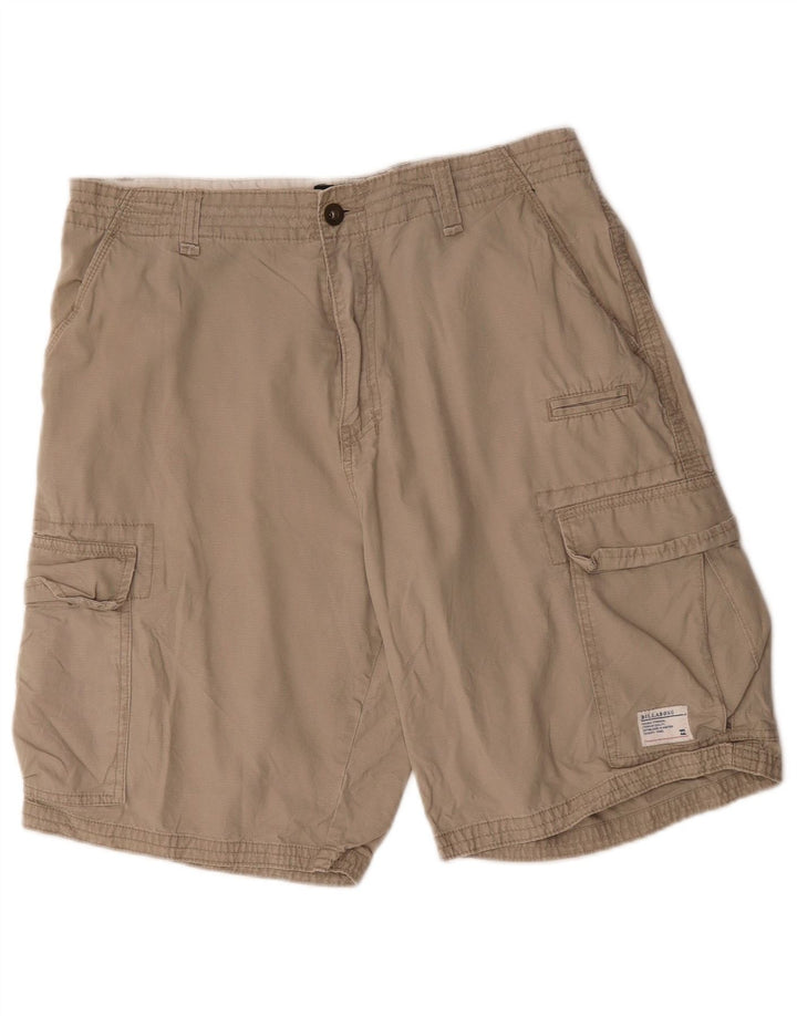 Billabong Herre Cargo Shorts W34 Stor Beige Bomuld