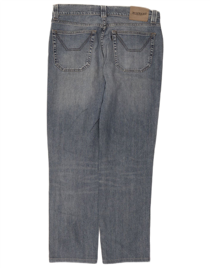 Jeckerson Straight Jeans til mænd W33 L29 blå bomuld