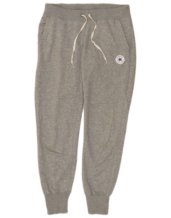 Converse Dame Chuck Taylor Træningsdragt Bukser Joggers UK 10 Small Grey