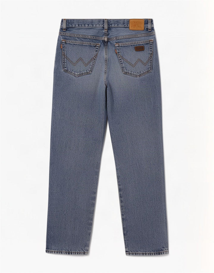 Wrangler Herre Ohio Straight Jeans W32 L32 Blå Bomuld