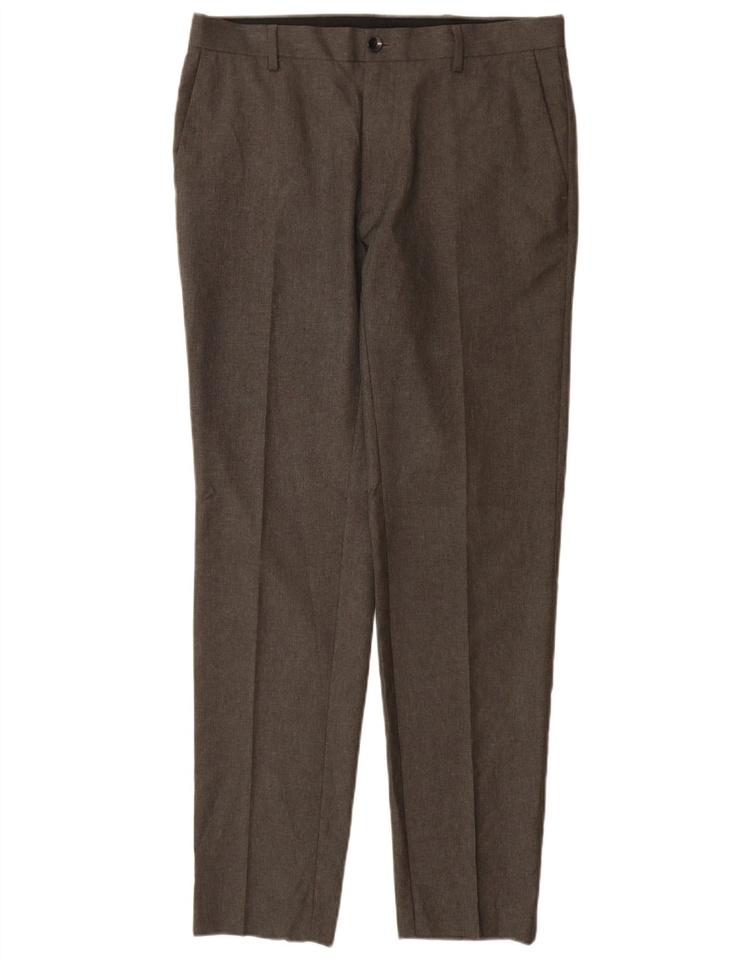 Marks & Spencer Herre Skinny Casual Bukser W32 L31 Grå Polyester