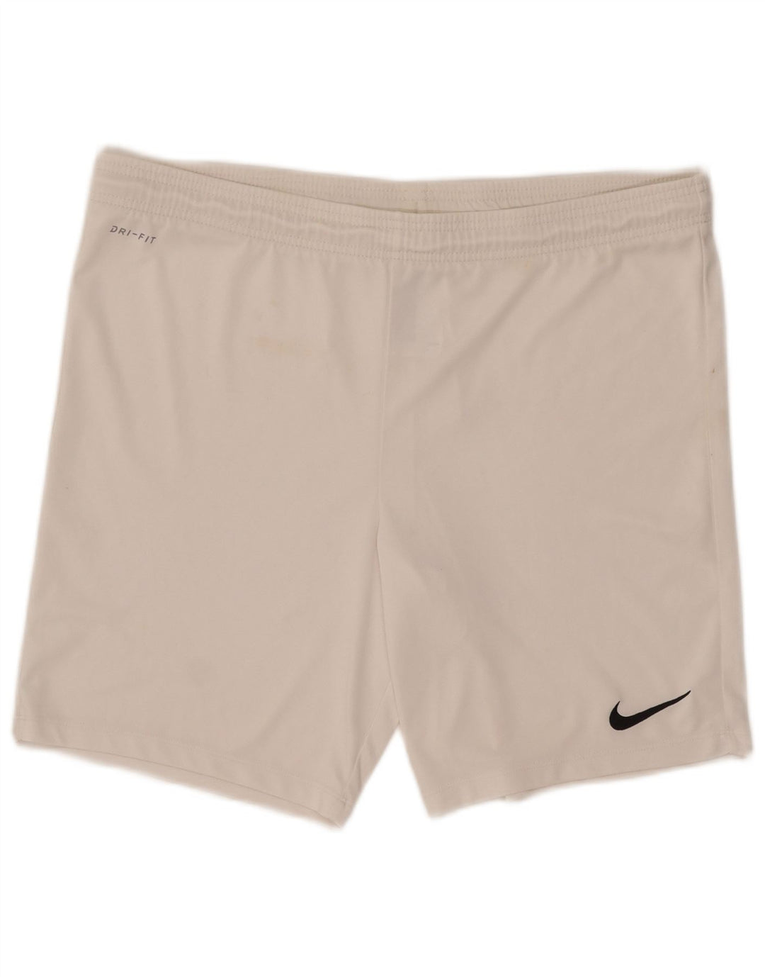 Nike Herre Dri Fit sportsshorts store hvide polyester