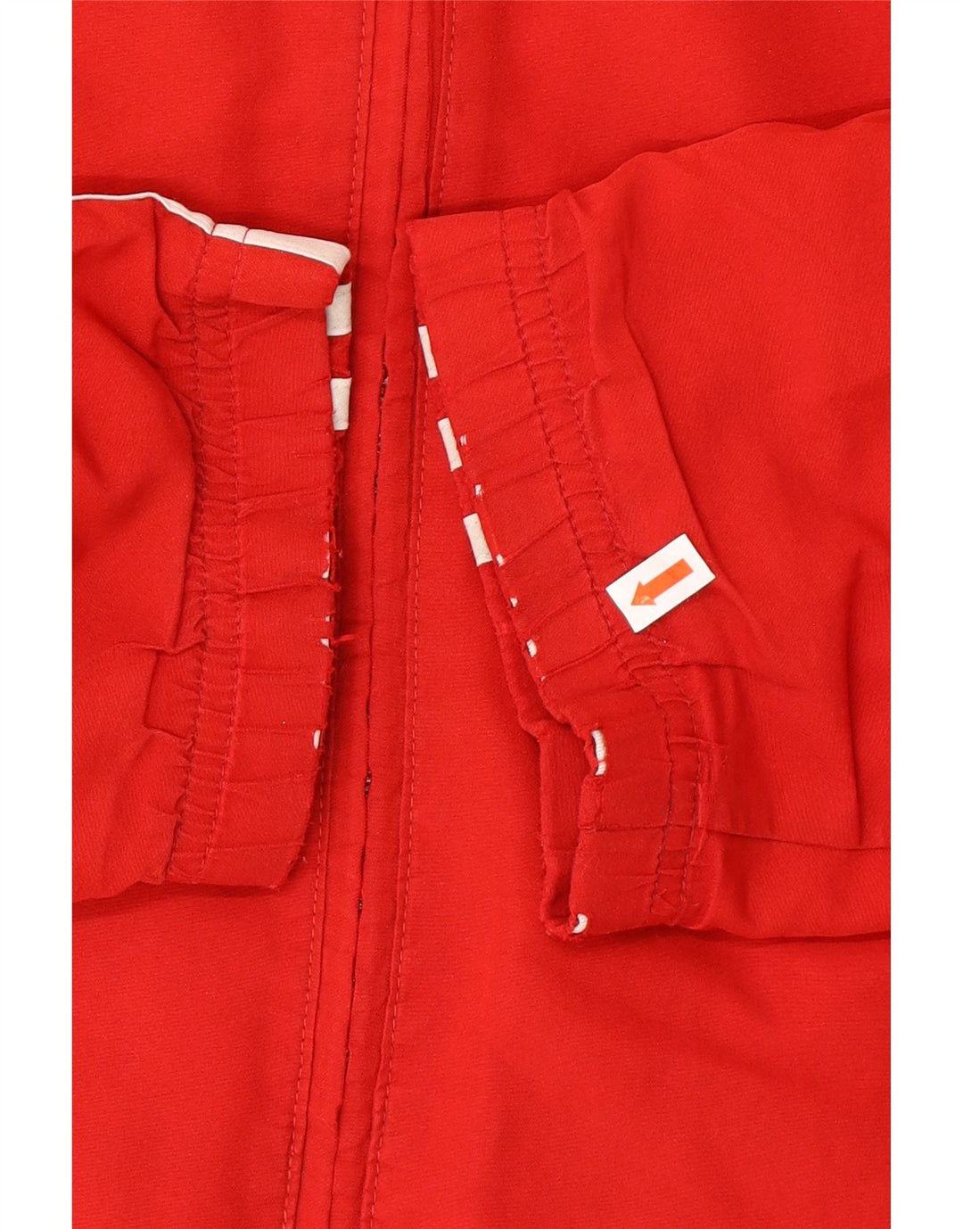 ADIDAS Regnjakke til mænd UK 48/50 XL Rød Colourblock Polyester