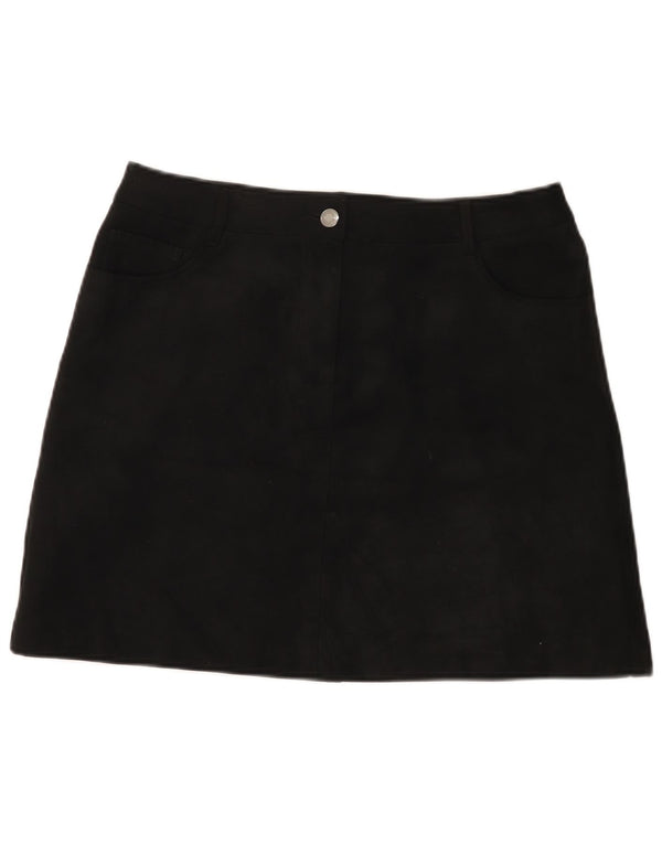 Marks & Spencer Dame Mini-nederdel UK 14 Large W32 Black Polyester