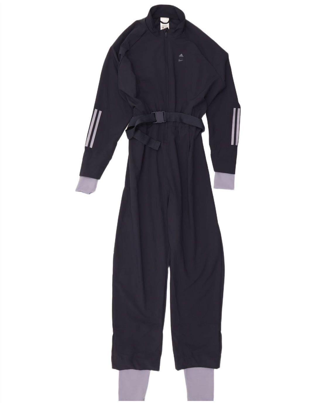 Adidas Dame Boiler Ski Jumpsuit IT 46 Large Navy Blue Polyester