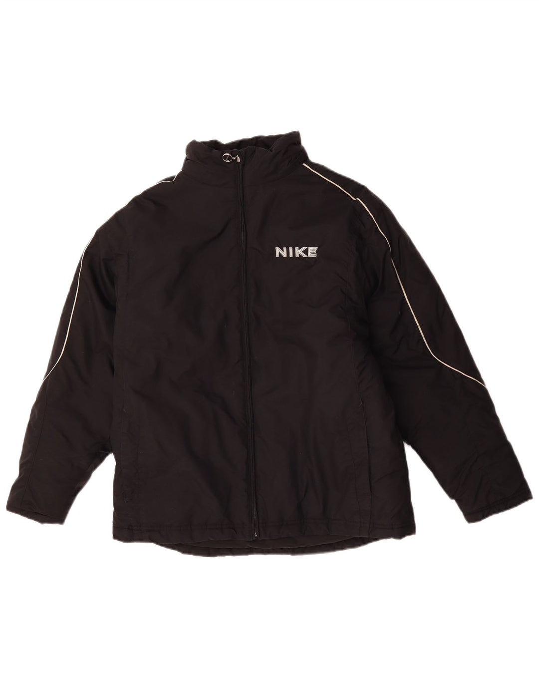 Nike drenge grafisk polstret jakke 13-14 år XL sort polyester