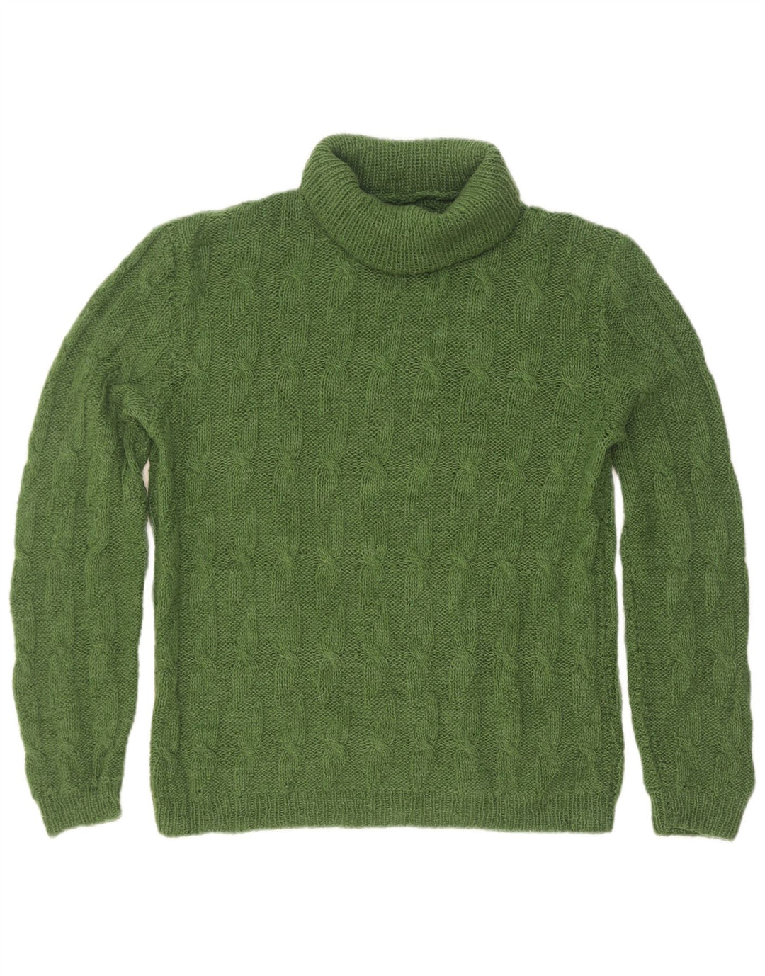 Vintage Herre rullehals sweater lille grøn
