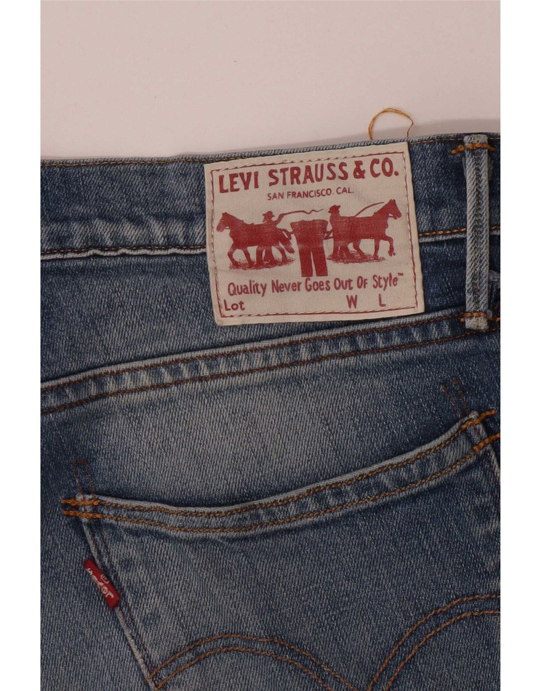 Levi's Slim Jeans til mænd W34 L30 Blå
