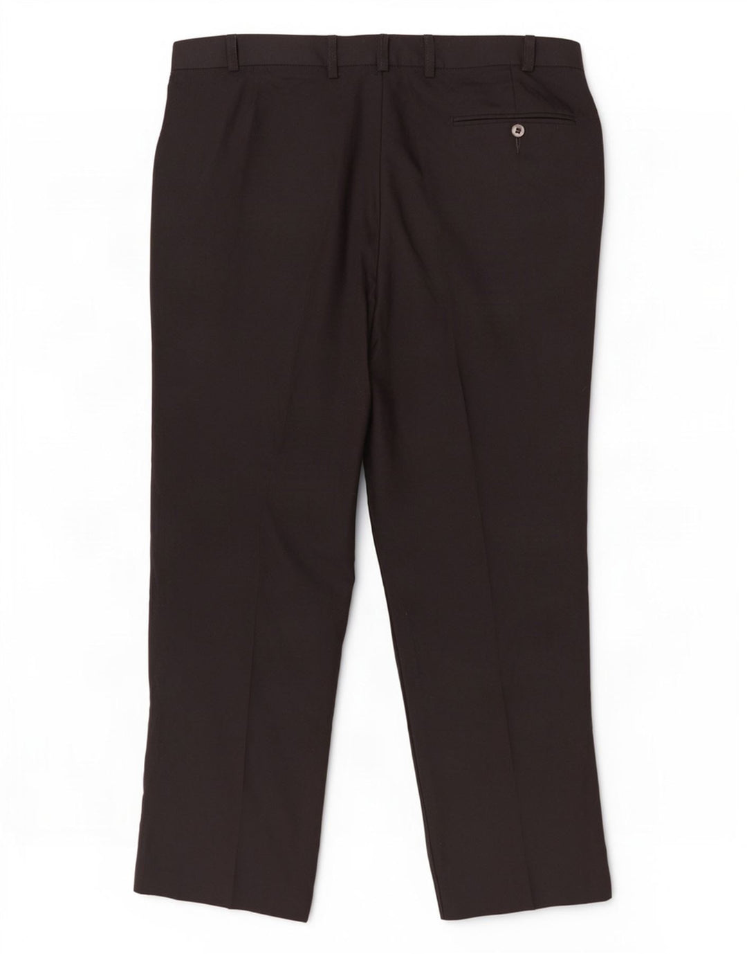Marks & Spencer Straight Suit bukser til mænd W36 L29 sort polyester