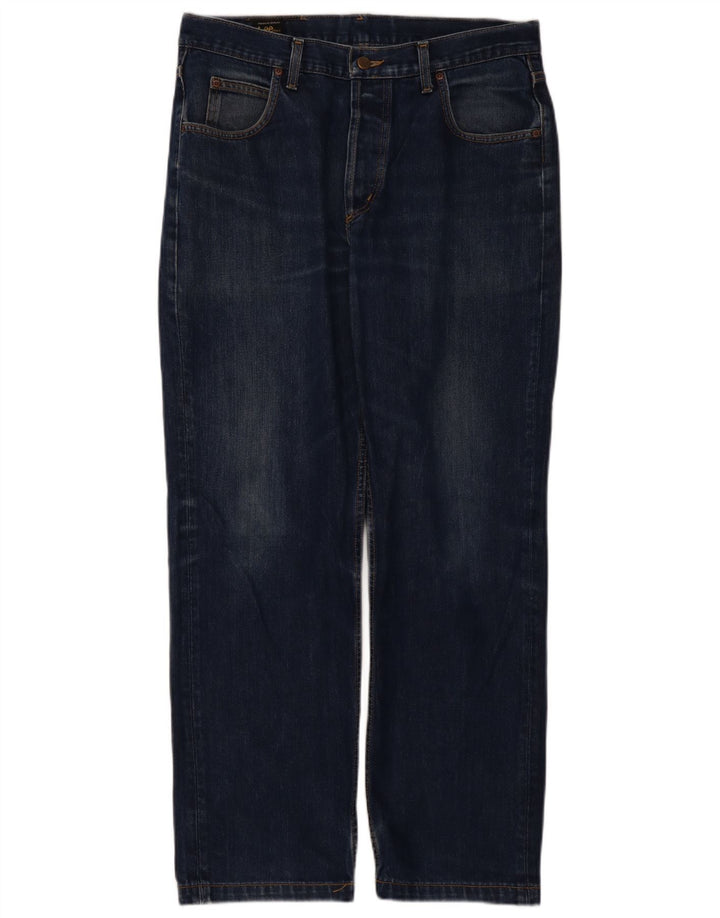 Lee Herre Chicago Straight Jeans W36 L31 Blå Bomuld